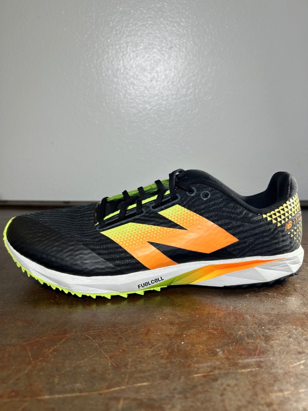 New Balance Fuel Cell XC7 Running Shoes Orange,Neon Yellow Accents Men’s Size 7 - Picture 3 of 16